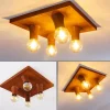 Lampes Vintages & Rétros-hofstein Plafonnier Kimstad Rouille, 4 lumières
