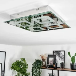 hofstein Plafonnier Kingsta LED Chrome, 1 lumière