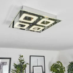 hofstein Plafonnier Kingsta LED Chrome, 1 lumière