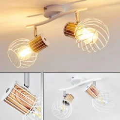 hofstein Plafonnier Koler Blanc, 2 lumières