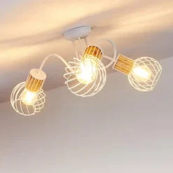 hofstein Plafonnier Koler Blanc, 3 lumières