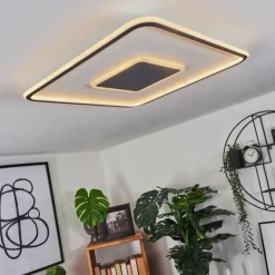 hofstein Plafonnier Kolo LED Blanc, 1 lumière, Télécommandes