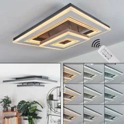 hofstein Plafonnier Kolo LED Noir, Blanc, 1 lumière