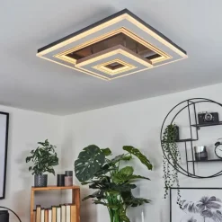 hofstein Plafonnier Kolo LED Noir, Blanc, 1 lumière