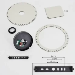 hofstein Plafonnier Konbongou Noir, 1 lumière