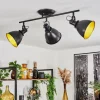 Lampes Industrielles-hofstein Plafonnier Koppom Noir, 3 lumières
