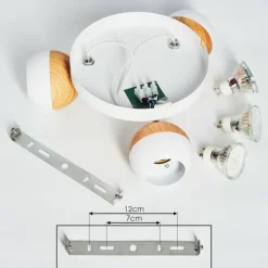 hofstein Plafonnier Kotaoa LED Blanc, 3 lumières