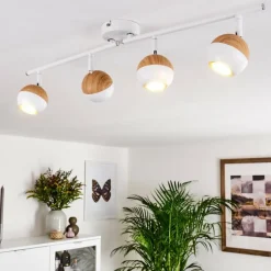 hofstein Plafonnier Kotaoa LED Blanc, 4 lumières