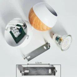 hofstein Plafonnier Kotaoa LED Blanc, 1 lumière