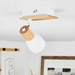 Luminaires Scandinaves-hofstein Plafonnier Kouek Écru, Blanc, 1 lumière