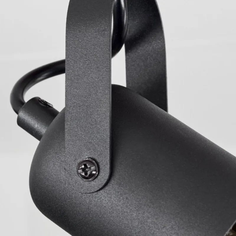 Luminaires Scandinaves-hofstein Plafonnier Kouk Écru, Noir, 4 lumières