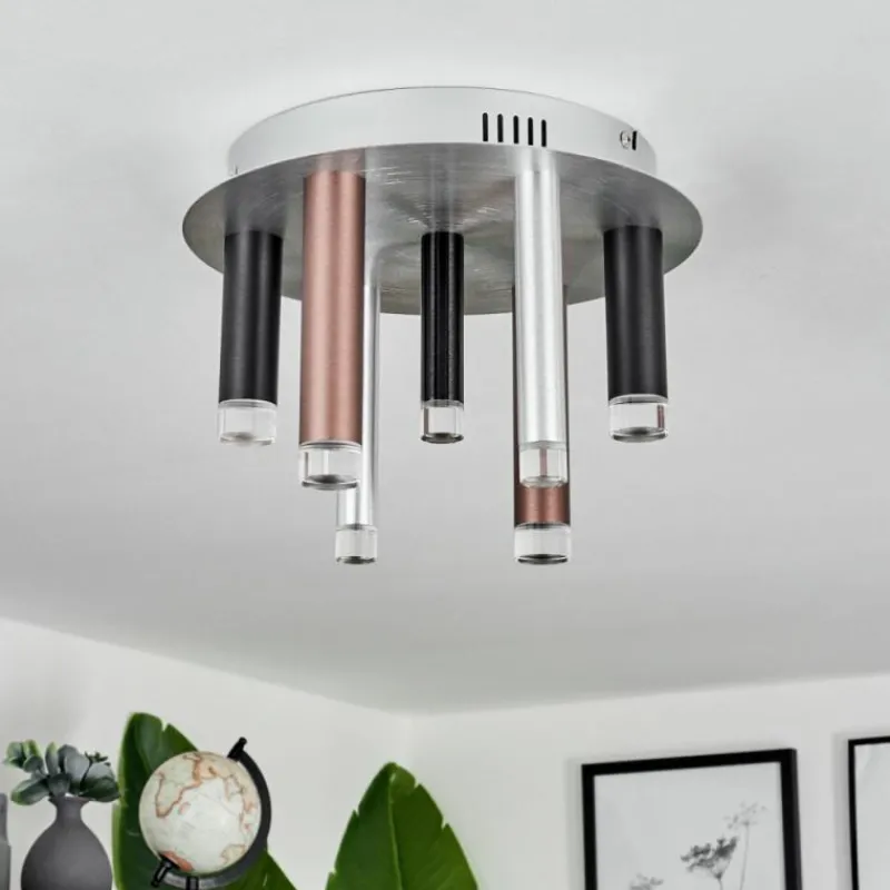 hofstein Plafonnier Krachang LED Aluminium, 1 lumière* Éclairage Led