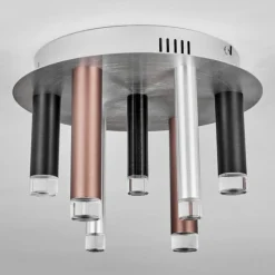 hofstein Plafonnier Krachang LED Aluminium, 1 lumière* Éclairage Led