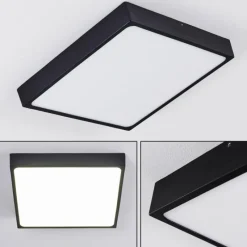 hofstein Plafonnier Kragos LED Noir, Blanc, 1 lumière