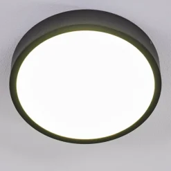 hofstein Plafonnier Kragos LED Noir, 1 lumière