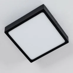 hofstein Plafonnier Kragos LED Noir, 1 lumière