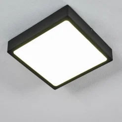 hofstein Plafonnier Kragos LED Noir, 1 lumière