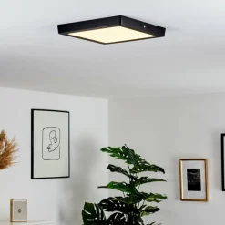 hofstein Plafonnier Kragos Noir, 1 lumière