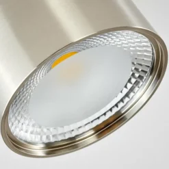 hofstein Plafonnier Kristallo LED Nickel mat, 1 lumière