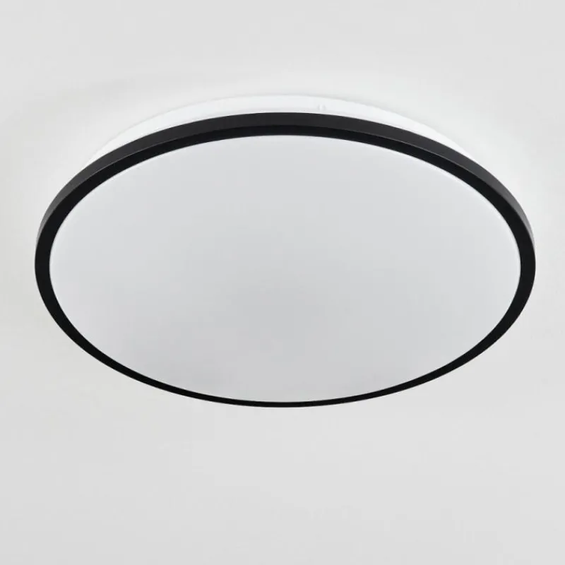 hofstein Plafonnier Kroch LED Blanc, 1 lumière, Télécommandes, Changeur de couleurs