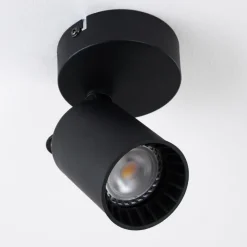 hofstein Plafonnier Kullaberg Noir, 1 lumière