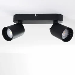 hofstein Plafonnier Kullaberg Noir, 2 lumières