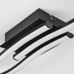 hofstein Plafonnier Kumahu LED Noir, 1 lumière