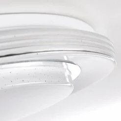 hofstein Plafonnier Laganadi LED Blanc, 1 lumière, Télécommandes