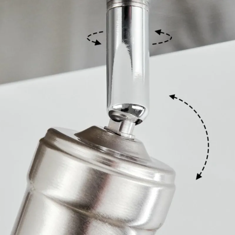 hofstein Plafonnier Lagunita Chrome, Nickel mat, 4 lumières