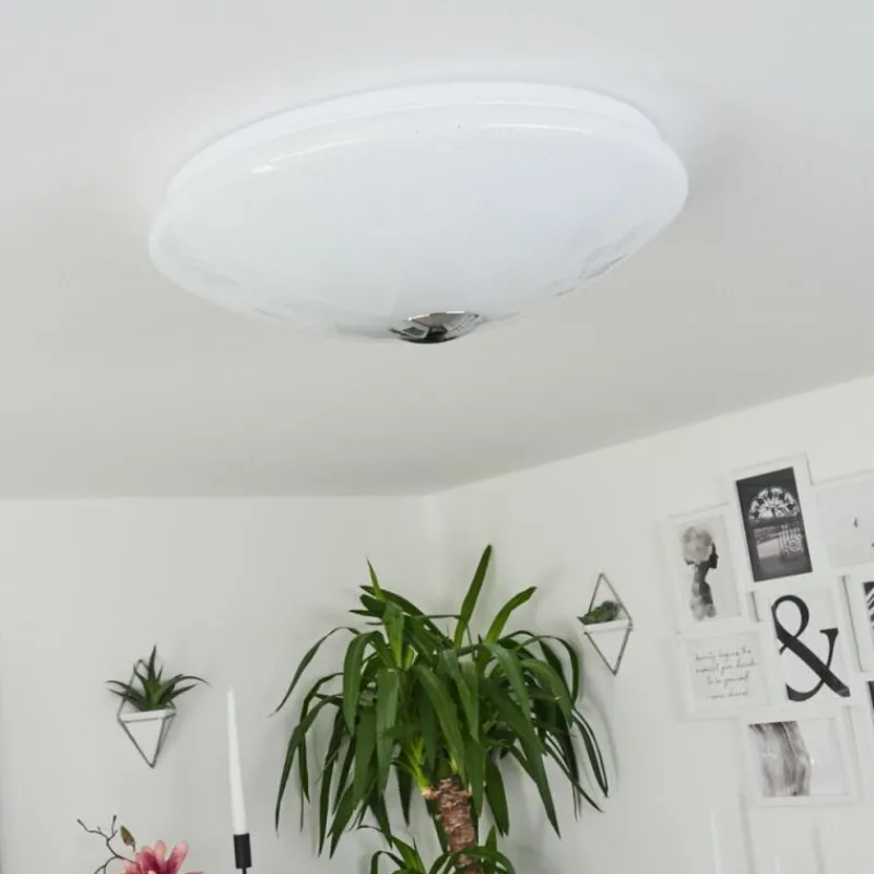 hofstein Plafonnier Langlois Blanc, 1 lumière