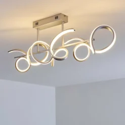 hofstein Plafonnier Lavaca LED Argenté, 1 lumière