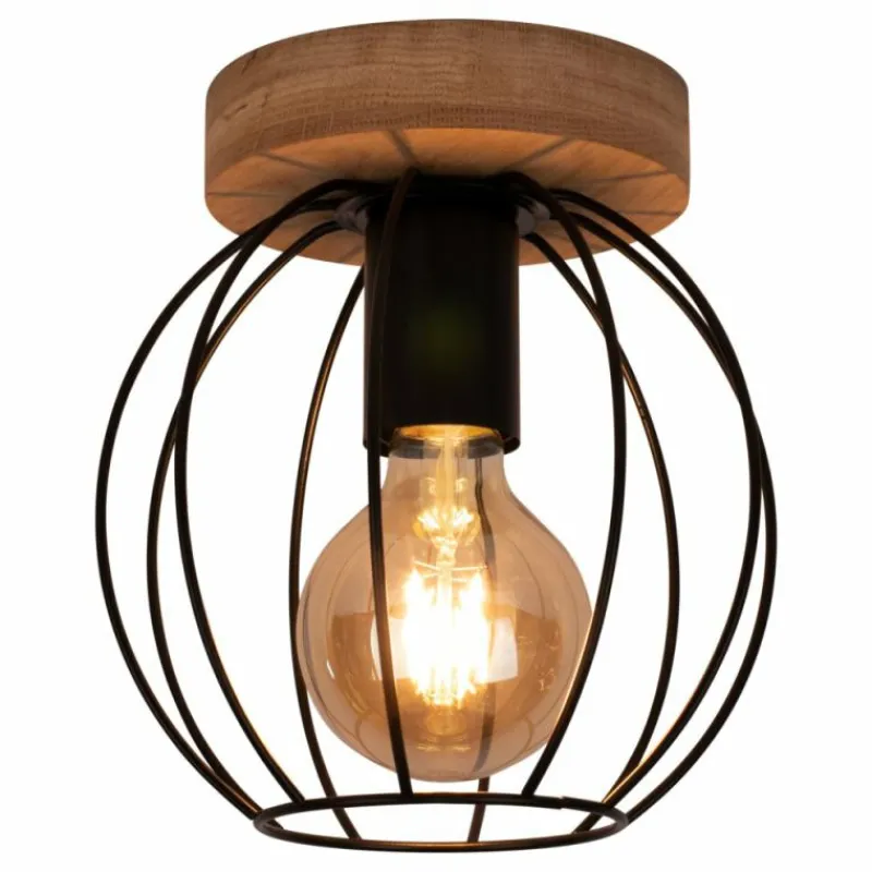 Luminaires Scandinaves-hofstein Plafonnier Lecueder Bois clair, 1 lumière