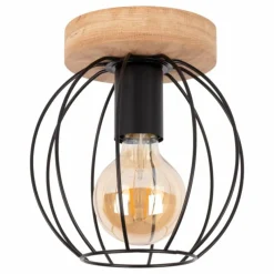 Luminaires Scandinaves-hofstein Plafonnier Lecueder Bois clair, 1 lumière