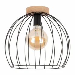 Luminaires Scandinaves-hofstein Plafonnier Lecueder Bois clair, 1 lumière