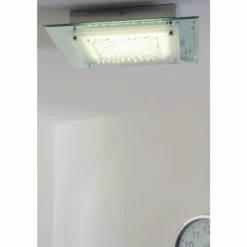 Luminaires Globo Lighting Plafonnier LED Globo Liana Chrome, 1 lumière