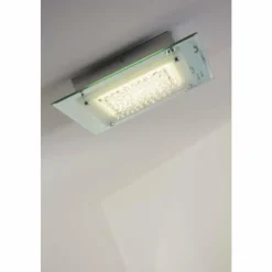 Luminaires Globo Lighting Plafonnier LED Globo Liana Chrome, 1 lumière