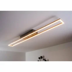 Luminaires Paul Neuhaus Plafonnier LED Paul Neuhaus Acier brossé, 4 lumières* Éclairage Led