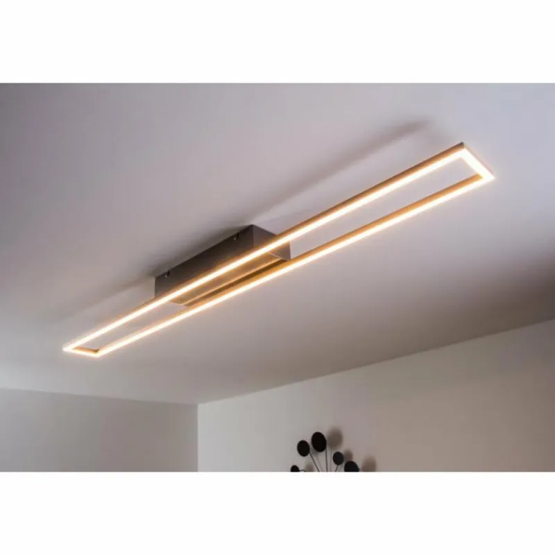 Luminaires Paul Neuhaus Plafonnier LED Paul Neuhaus Acier brossé, 4 lumières* Éclairage Led