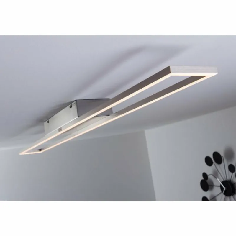 Luminaires Paul Neuhaus Plafonnier LED Paul Neuhaus Acier brossé, 4 lumières* Éclairage Led