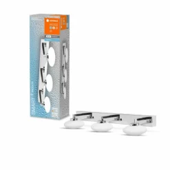 Luminaires Ledvance Plafonnier LEDVANCE Bathroom Argenté, 1 lumière