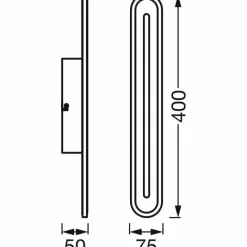 Luminaires Ledvance Plafonnier LEDVANCE Bathroom Noir, 1 lumière