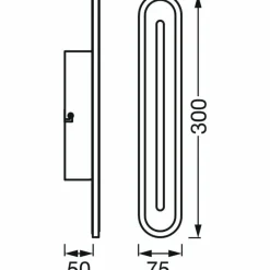 Luminaires Ledvance Plafonnier LEDVANCE Bathroom Noir, 1 lumière