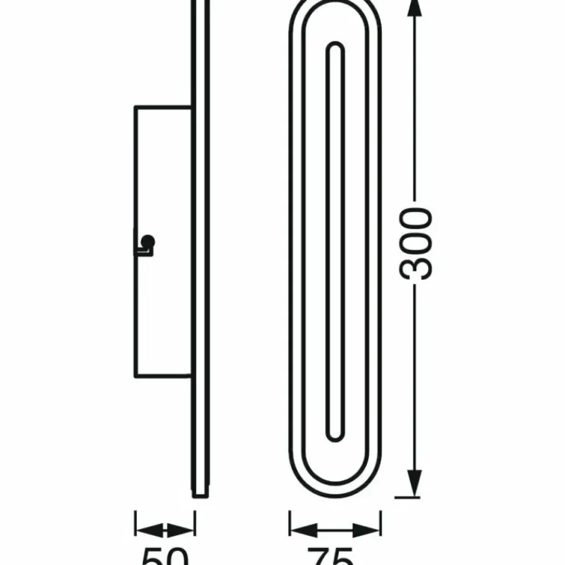 Luminaires Ledvance Plafonnier LEDVANCE Bathroom Noir, 1 lumière