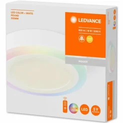 Luminaires Ledvance Plafonnier LEDVANCE COLOR+ WHITE Blanc, 1 lumière, Télécommandes* Éclairage Led