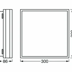 Luminaires Ledvance Plafonnier LEDVANCE Decorative Gris, 1 lumière