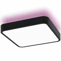 Luminaires Ledvance Plafonnier LEDVANCE Decorative Noir, 1 lumière, Changeur de couleurs