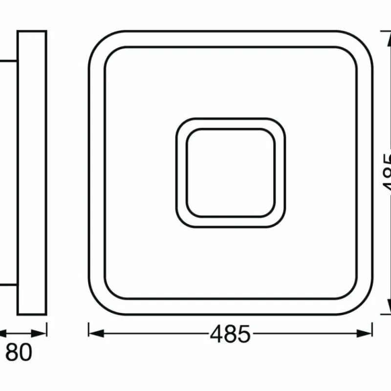 Luminaires Ledvance Plafonnier LEDVANCE Decorative Blanc, 1 lumière