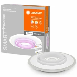 Luminaires Ledvance Plafonnier LEDVANCE Decorative Blanc, 1 lumière, Changeur de couleurs