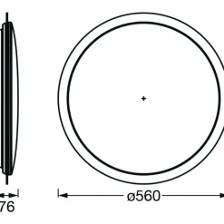 Luminaires Ledvance Plafonnier LEDVANCE Decorative Blanc, 1 lumière