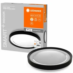 Luminaires Ledvance Plafonnier LEDVANCE Decorative Noir, 1 lumière